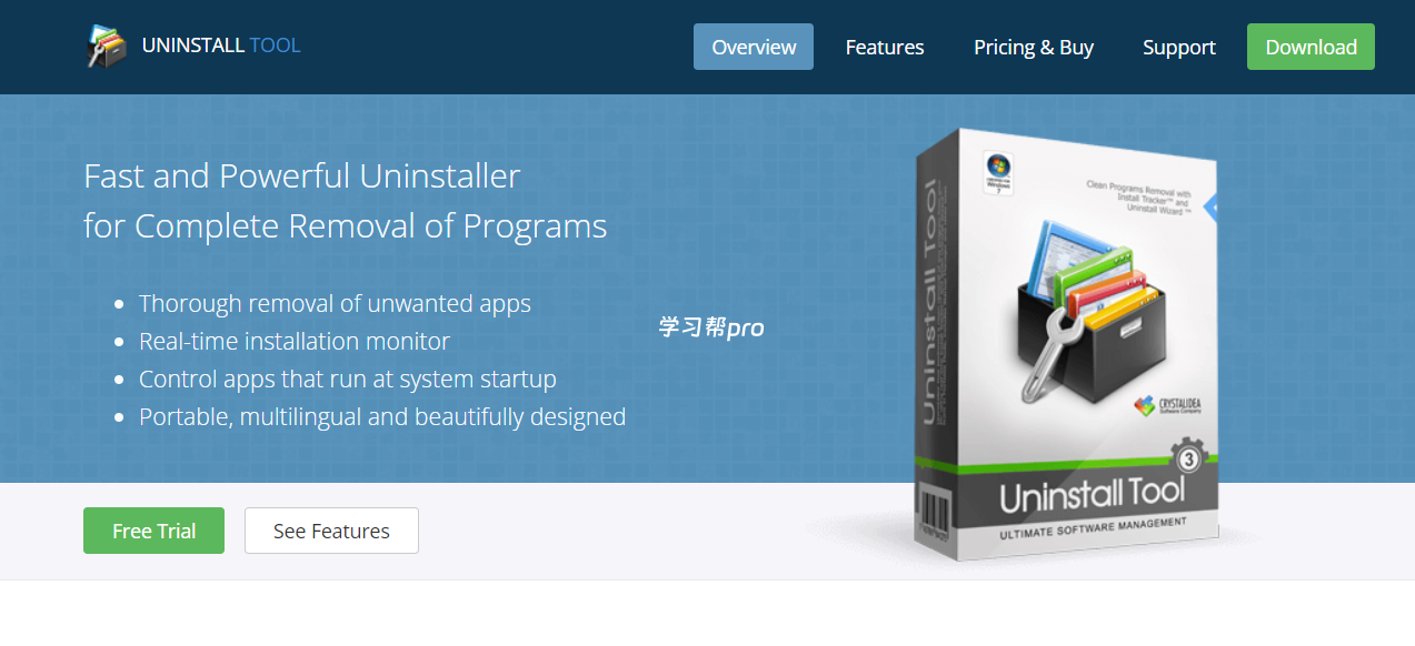 Uninstall Tool 3.7.4 Build 5725_中文绿色版-绿色软件分享领跑者zdDown